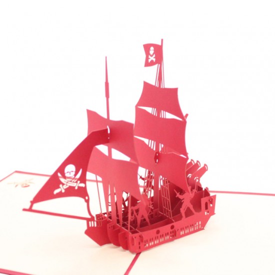 Red Pirate Ship